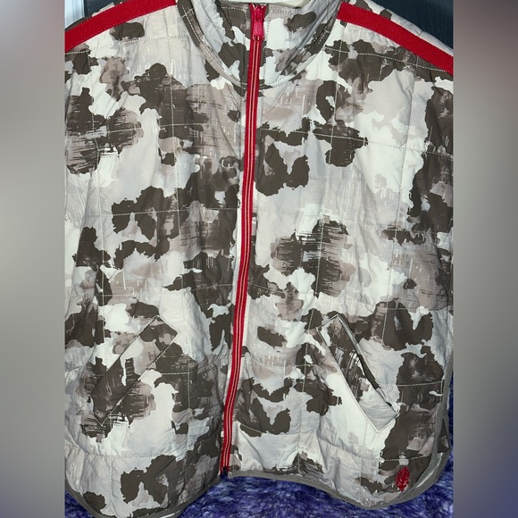 Free People Movement Pippa Printed Packable Puffer Jacket Toasted Almond S NWT - Picture 4 of 11